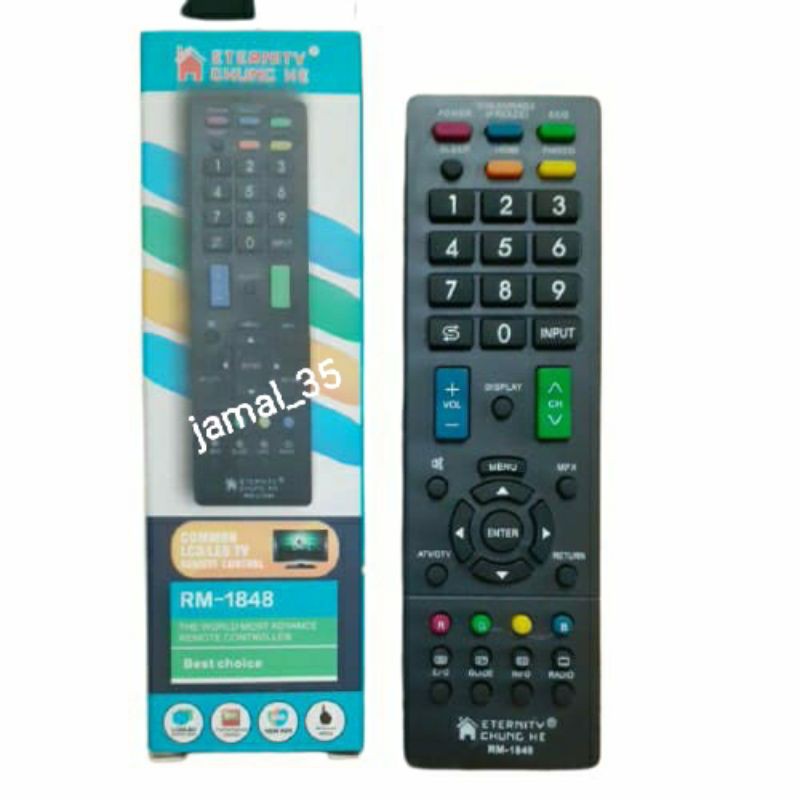 REMOTE REMOT TV SHARP AQUOS MULTI LCD LED KHUSUS TV SHARP RM-1848