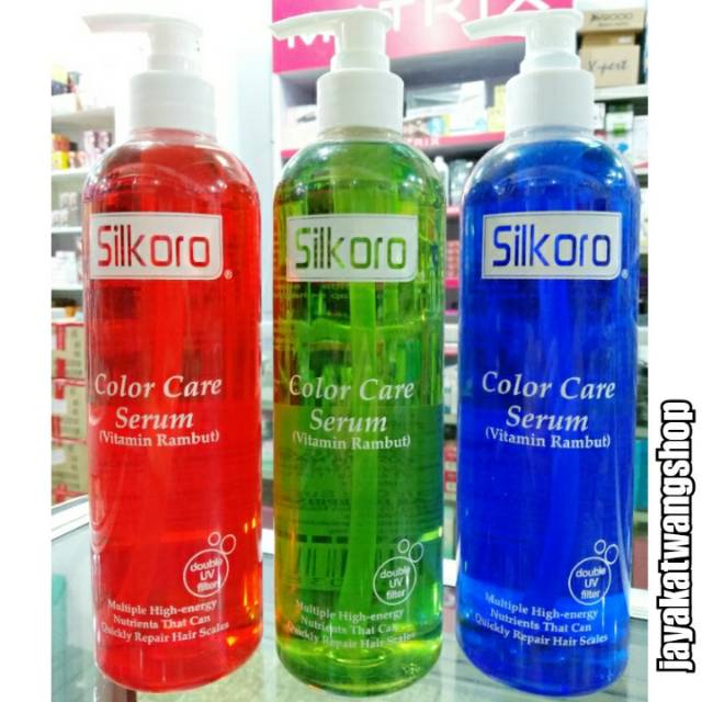 SILKORO JUMBO 600ML Vitamin Rambut / Serum Rambut Silkoro Bisa Pilih Warna