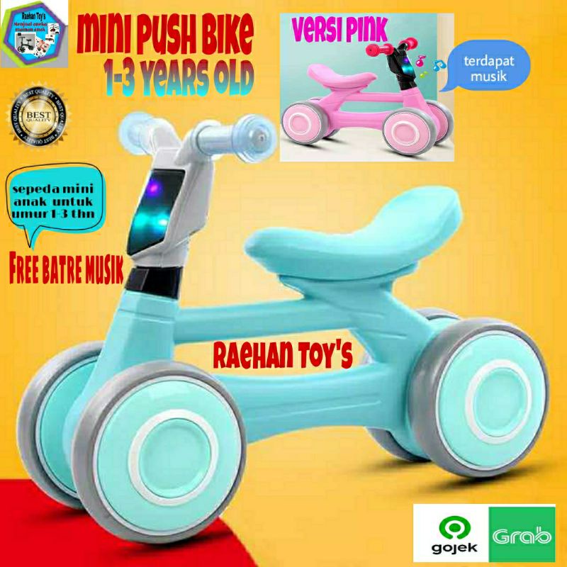 mini push bike sepeda keseimbangan anak/sepeda push bike