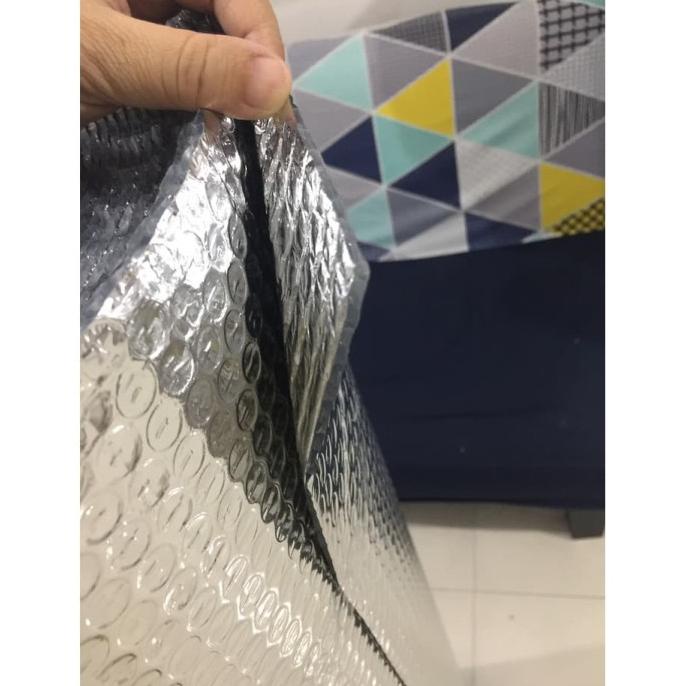 

GOSEND PER ROLL Aluminium foil peredam panas metalising bubble 4 mm