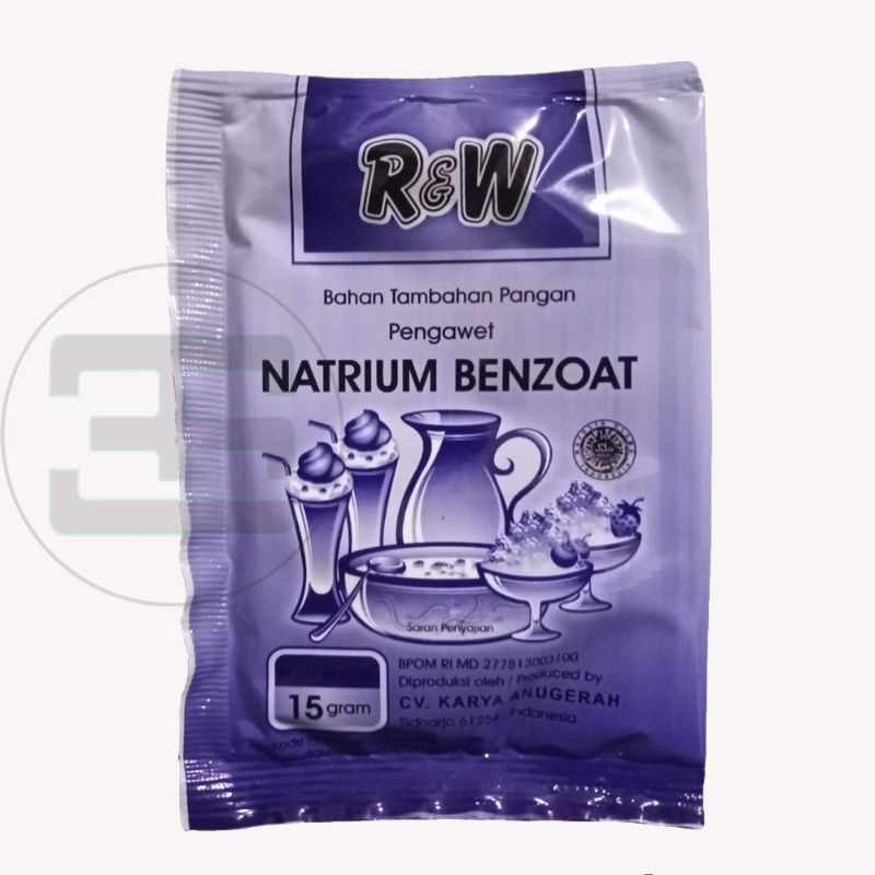 

Natrium Banzoat / pengawet makanan & minuman merk RW 15gr