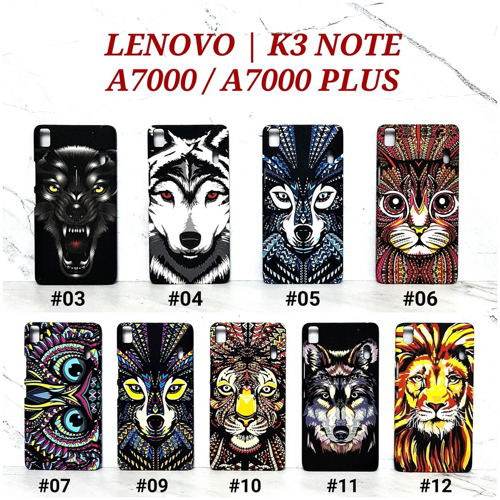 LENOVO A6000 A6010 A6600 A7000 A7700 PLUS K3 NOTE K6 | LUXO Soft Case Animal Glow In The Dark