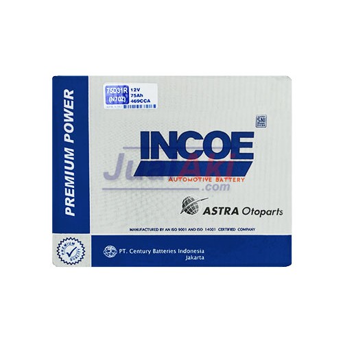 Incoe Premium N70Z (Aki Mobil / Accu Mobil)