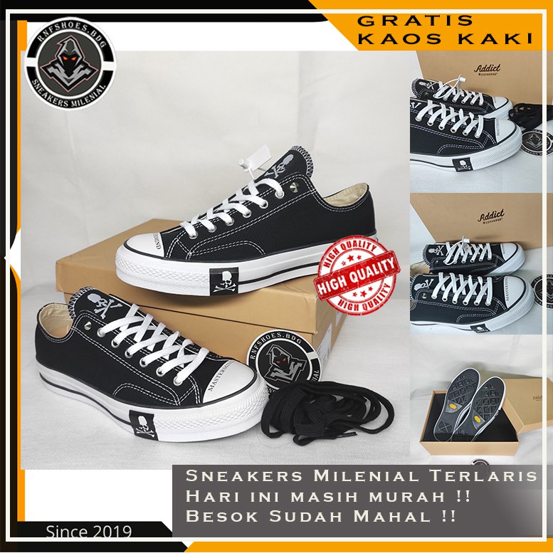 Converse X Mastermind Japan Addict Chuck Taylor All Star 70's Ox Black White Size 39-44 Made In Viet