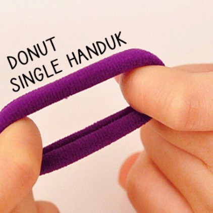 Ikat Rambut Donut / Ikat Rambut Korea / Ikat Rambut Handuk Import