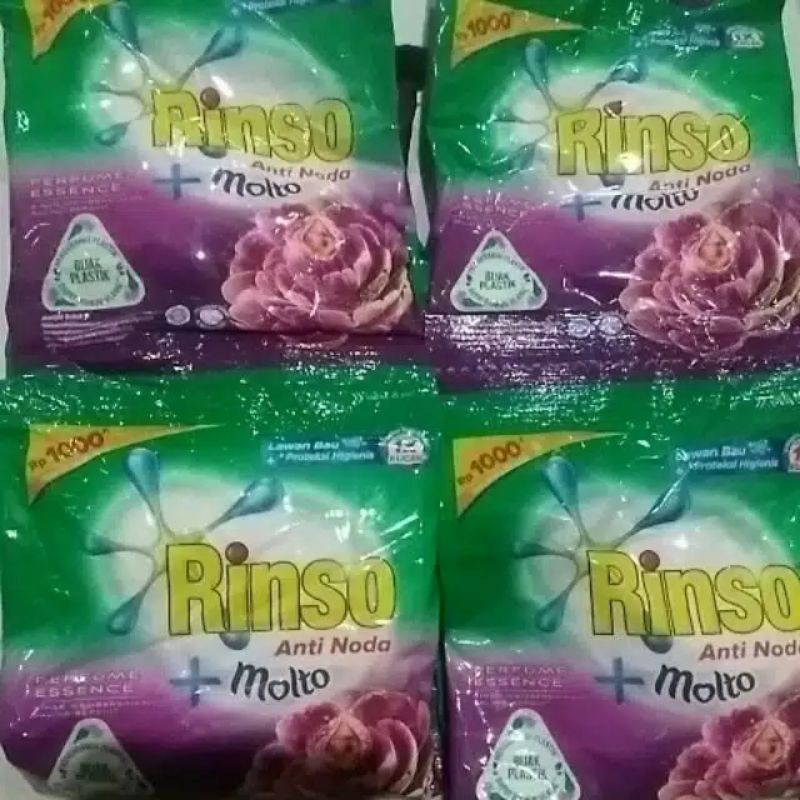 Rinso molto detergen bubuk renteng isi 6