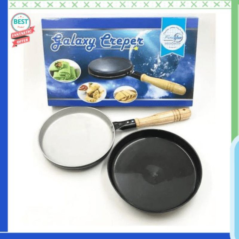 Teflon Galaxy creper/wajan kwalik -Cetakan Lumpia,Risol & Crepe