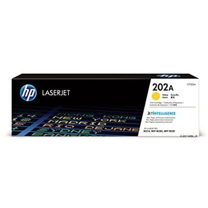 HP Yellow Toner 202A [CF502A] ORIGINAL 100% [GAK ORI UANG KEMBALI]