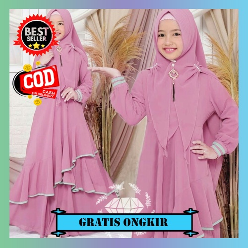 Gamis Lebaran Murah Azra Kids Model Gamis Anak Terbaru 2022 Kekinian Gamis Anak Terbaru Muslimah Kek