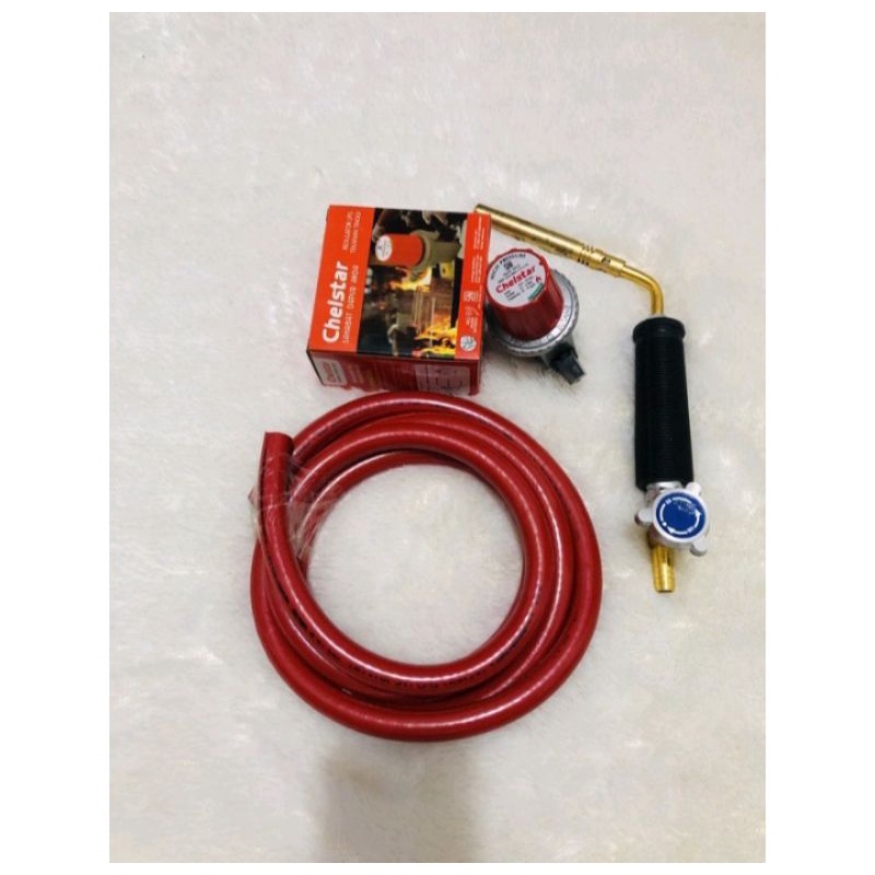 Gas touch mini (pake kompit) alat las gas LPG touch protable kepala heating bahan kuningan