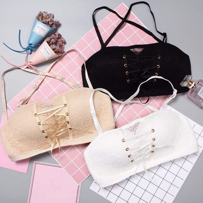 Blackpink Bra Push Up BH Wanita Bralette Dengan Tali Invisible Import 9013