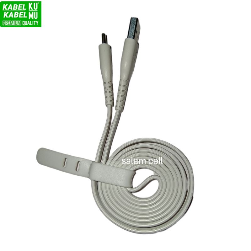 Kabel Data Type-C KuMu Fast Charging By Wellcomm Original Garansi Resmi