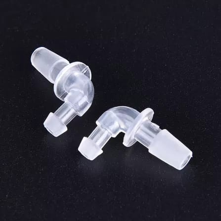 Konektor Siku Earplug ABD BTE Penghubung Ear Tip Konektor Selang Alat Bantu Dengar BTE