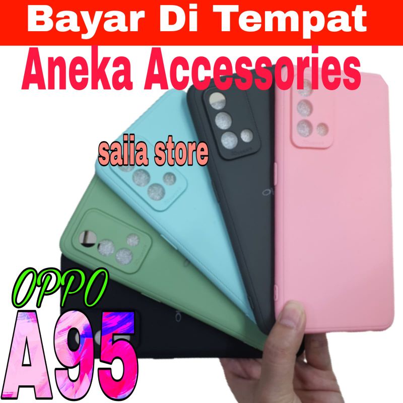 Saiia Store Case OPPO A95 Kesing Softcase Silikon Hardcase Accesories OPPO A95