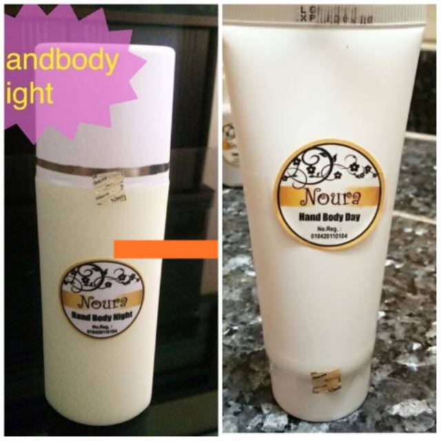 Paket handbody pagi malam noura skincare