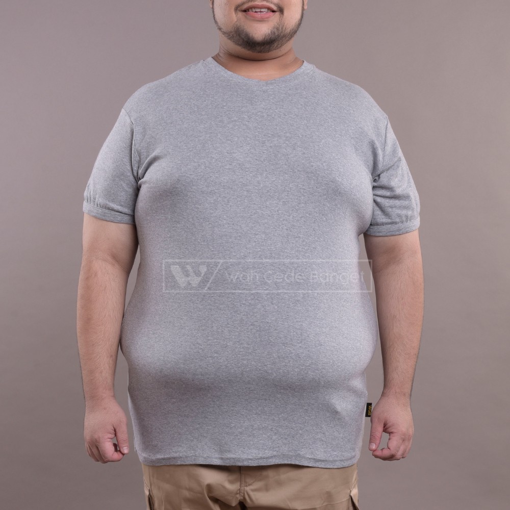 

V-Neck Grey Underwear Jumbo Big Size Cowok Ukuran Besar XXL XXXL