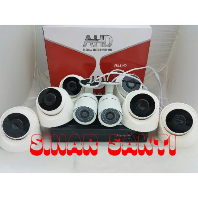 MURAH PAKET CCTV 16CH 8 CAMERA 4MP 1080P FULL HD ( KOMPLIT SIAP PASANG )