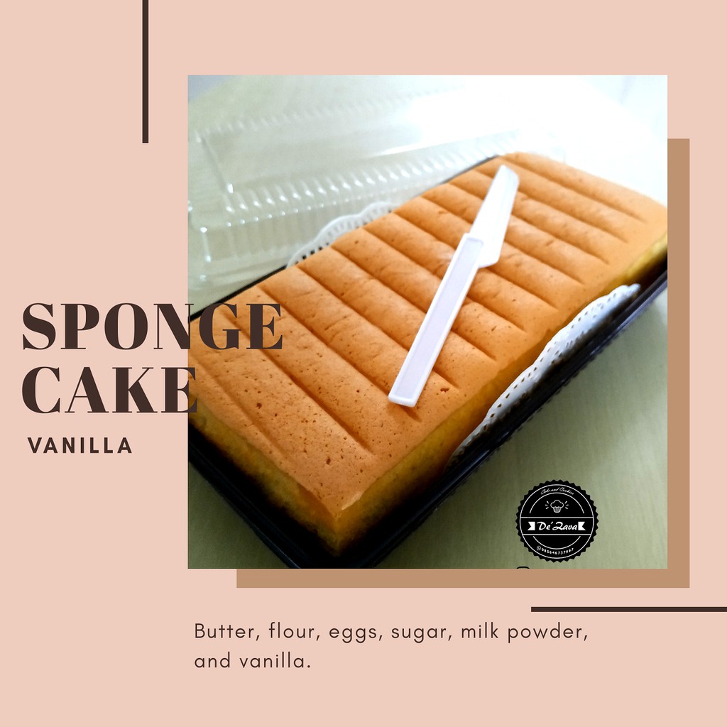 

Sponge Cake Original De' Zava Super Lembut