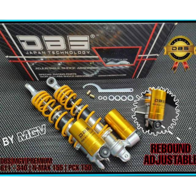 Shockbreaker dbs 611 proline premium series yamaha nmax 155 340mm