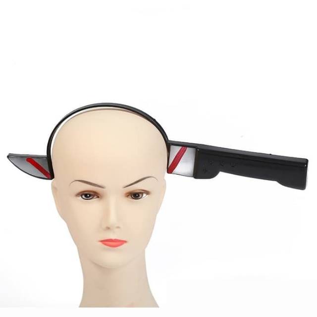 BANDO PISAU PAKU KECIL BANDO HANTU SERAM COSPLAY AKSESORIES RAMBUT