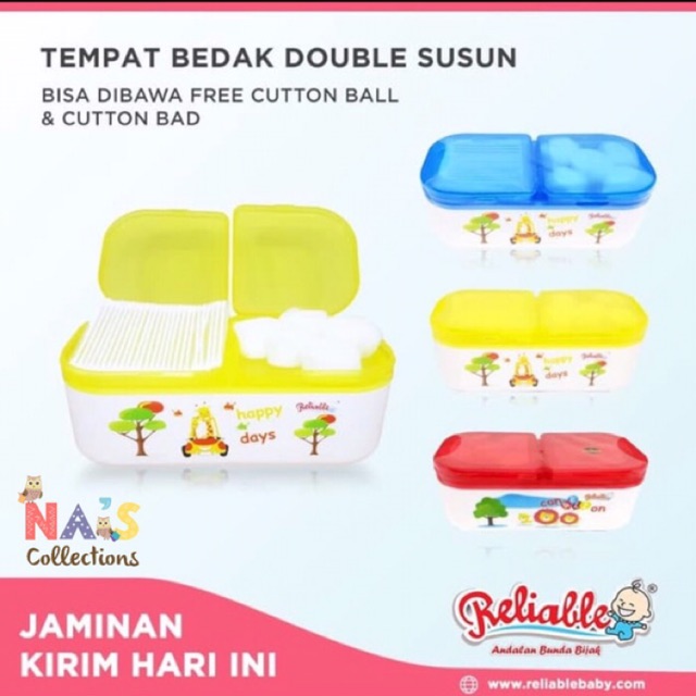 Tempat Bedak Bayi-Tempat Bedak Bayi Double Susun-Tempat Bedak Bayi Double Susun Reliable