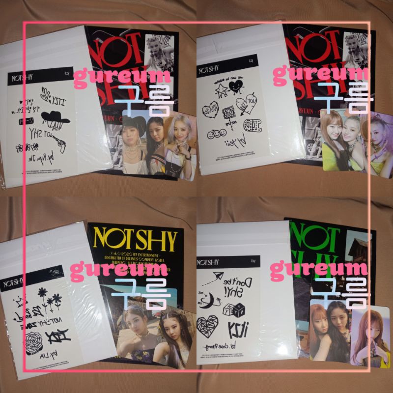 [READY] ITZY - Album [Not Shy] (UNSEALED + POSTER&TUBE)