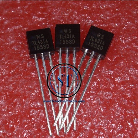 x10 TL431 TL 431 KA431 KA 431 Transistor TR TO92 TO-92 3 Pin 3 Kaki Isi 10 Pcs