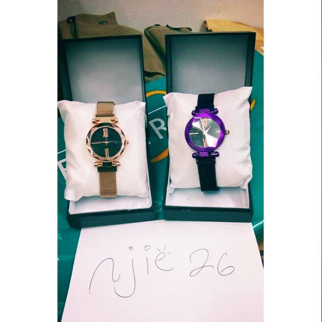 Jam tangan guci magnet,,,free box