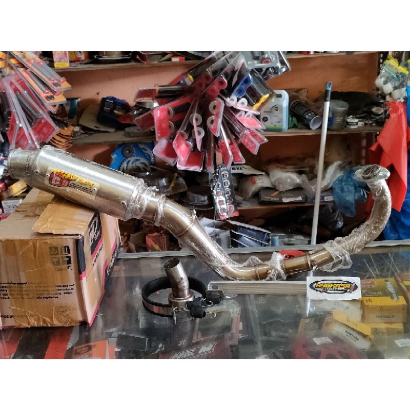 knalpot cld racing c3 pipa bawah beat karbu beat Fi scoopy dll