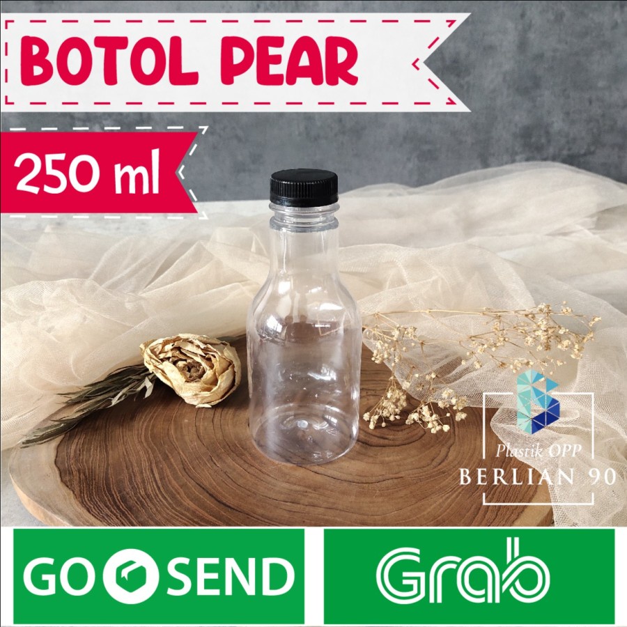 Botol Pear 250 ml Botol Plastik Pear Botol Plastik 250ml Botol Pir 250 ml Botol Almond Pir