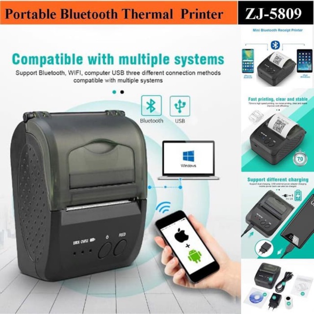 printer bluetooth zjiang