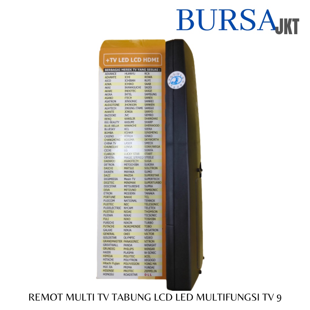 REMOTE TV TABUNG LCD LED SERBAGUNA MULTIFUNGSI TV 11 PENGGANTI REMOT TV YANG RUSAK