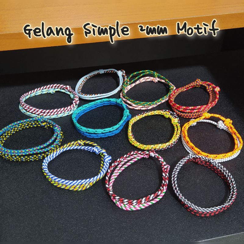 Gelang Tali Simple Prusik Tali Gunung Outdoor