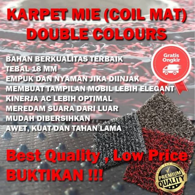 PRESTIGE - KARPET MOBIL - PREMIUM - TOYOTA FORTUNER OLD - FULL BAGASI - COIL MAT