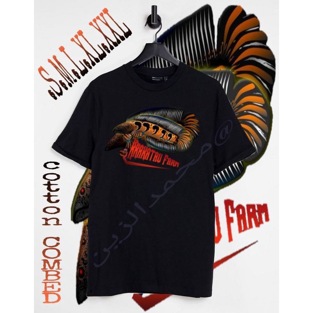 kaos anak channa snakehead/andrao/stewarti/limbata/auranti/maru/pulchra/blue pulchra/barca/marulioid