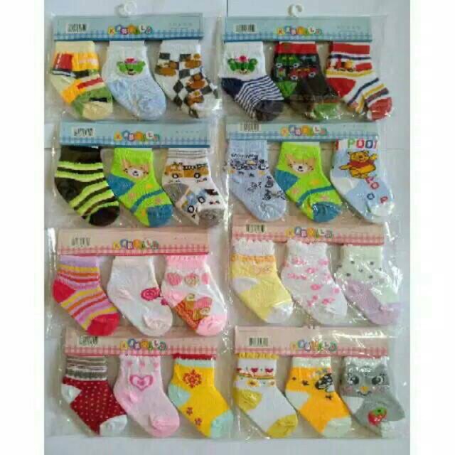 3psg Winteku /  Kandila Kaos Kaki Bayi Newborn - 1th Baby Kingdom