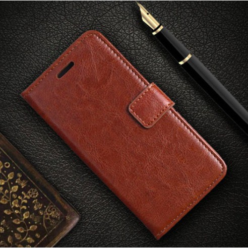 Wallet Case Samsung J6 Plus/J6 Prime Flip Case Premium Leather