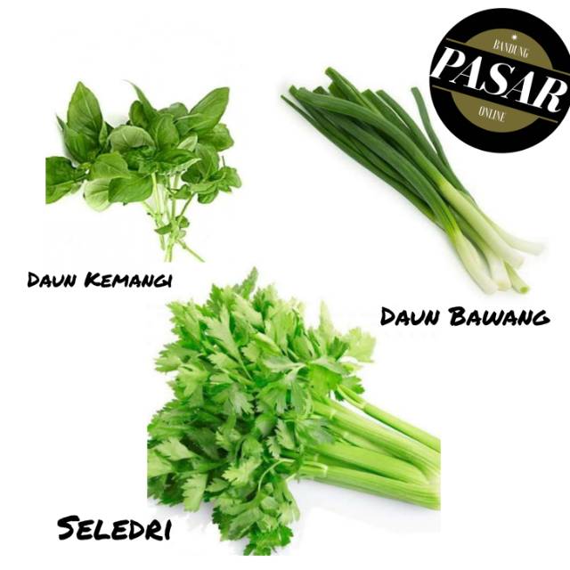 

Bdg seledri/kemangi/daun bawang pasar fresh sayuran segar