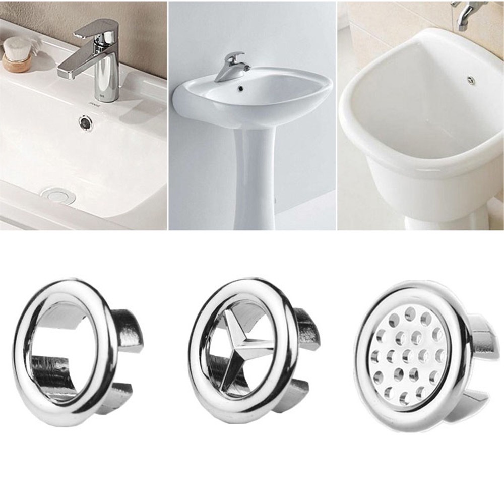 (Aaoottuuoo5.Id) 2pcs / Set Plug Filter Overflow Multifungsi Universal Untuk Wastafel / Kamar Mandi