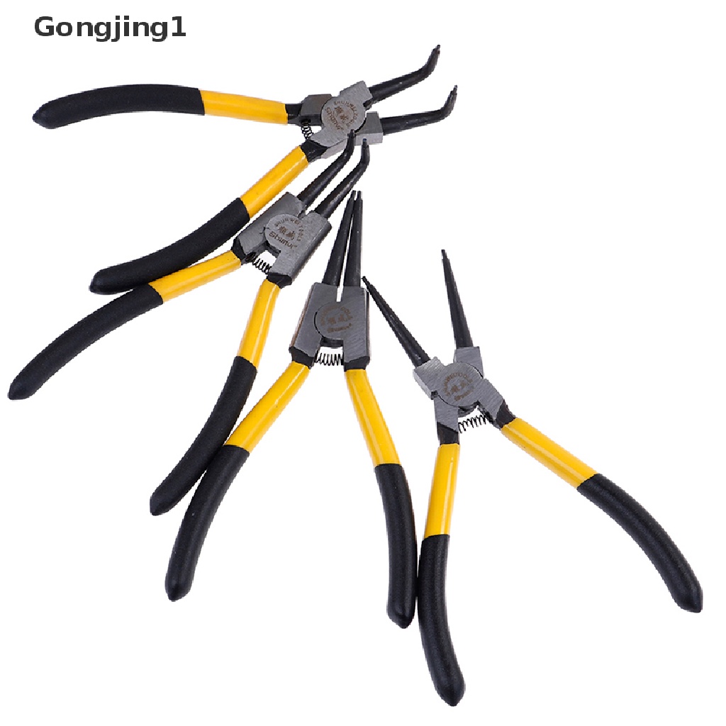 Gongjing1 1pc Tang Snap Ring Kombinasi Ukuran 7 &quot;