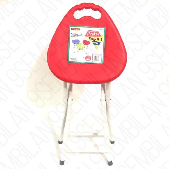 Kenmaster KL-01 Kursi Tongkat Lipat Portable - Bangku Lipat