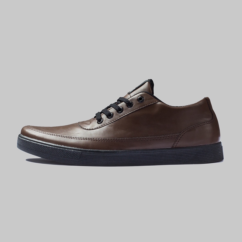 AZIEL BROWN |ManNeedMe x NAZ| Sepatu Sneakers Pria Casual Sneaker Cowok ORIGINAL