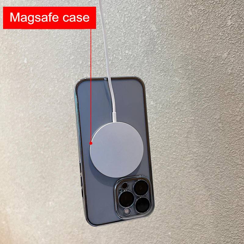 Case Pelindung Lensa Magnetik electroplated Untuk iPhone 12 13 Pro Max 12 13