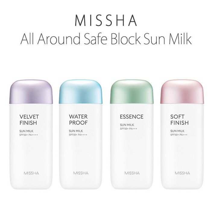 MISSHA ALL AROUND SAFE BLOCK SOFT FINISH SUN MILK 70ML