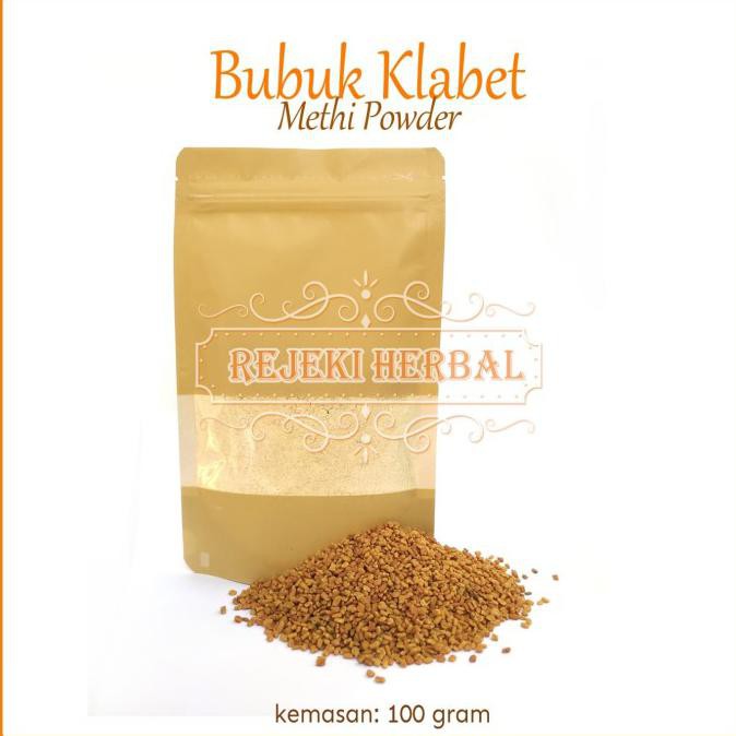 

Monggo] 100 Gram Klabet Bubuk / Fenugreek / Methi Powder Pure