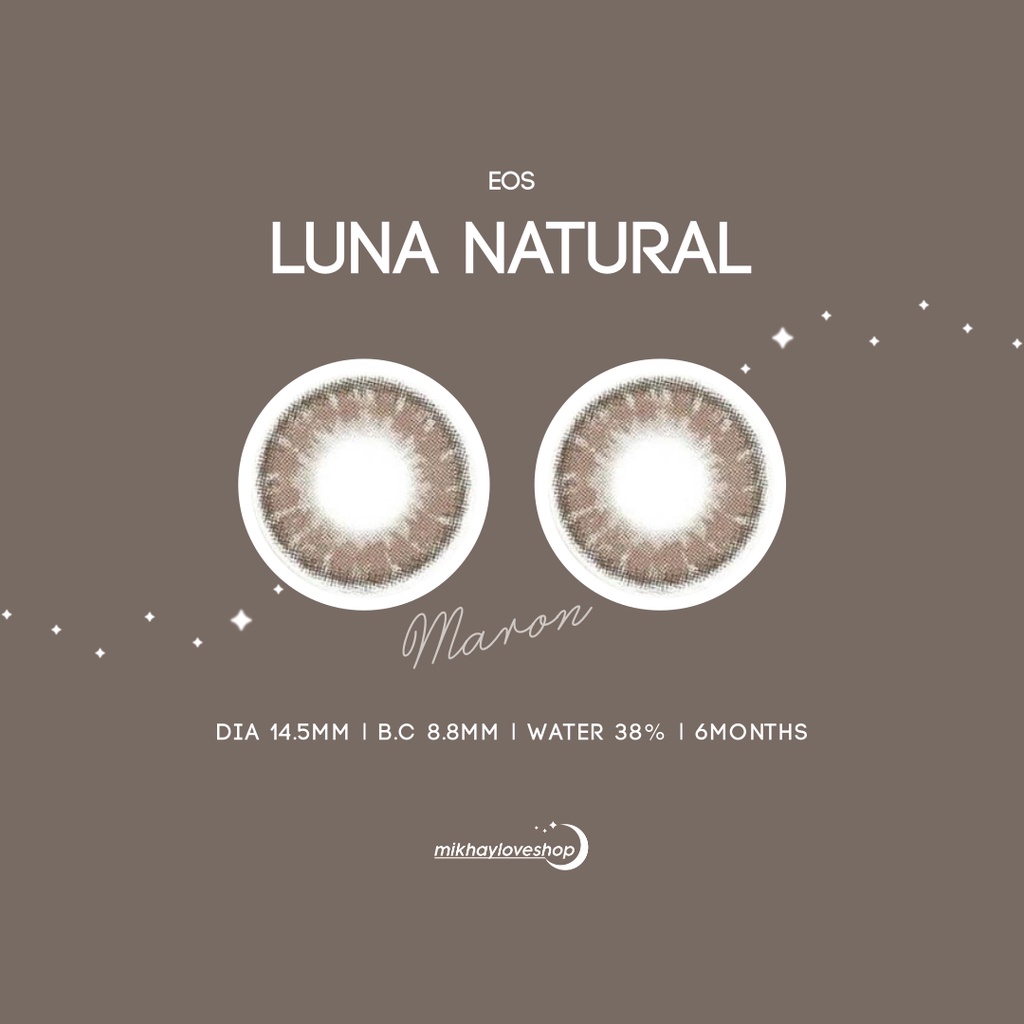 MIKHAYLOVESHOP Softlens Luna Natural Maron | EOS