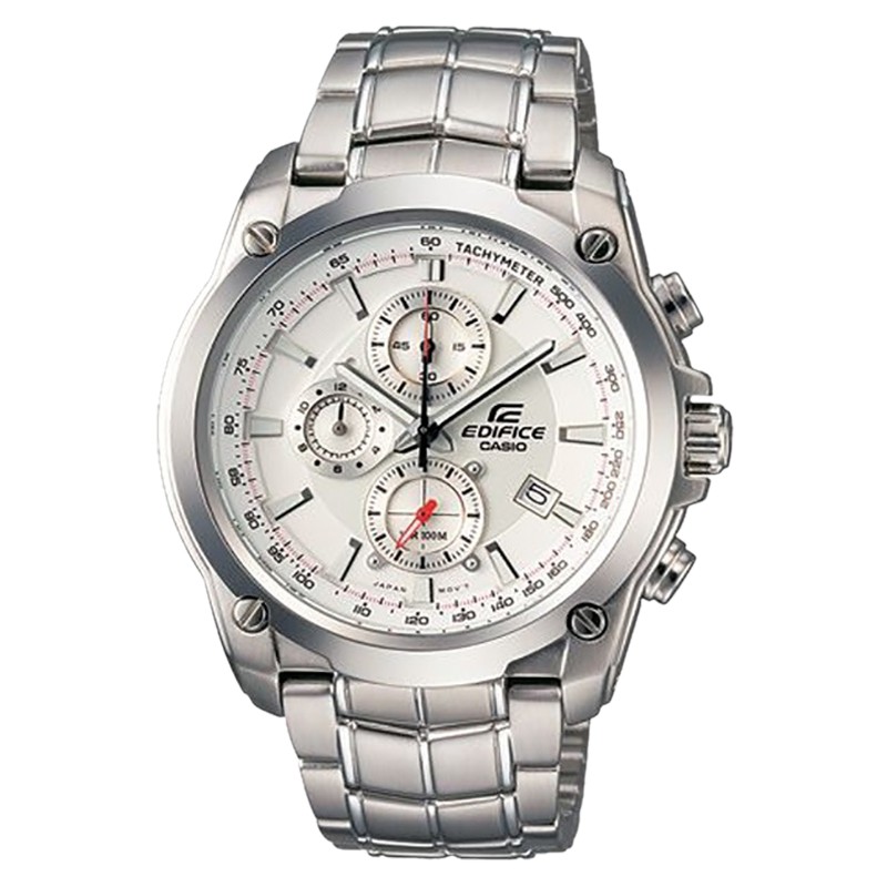 Jam Tangan Pria Casio Edifice EF-524D-7AVDF Chronograph Stainless Steel Watch