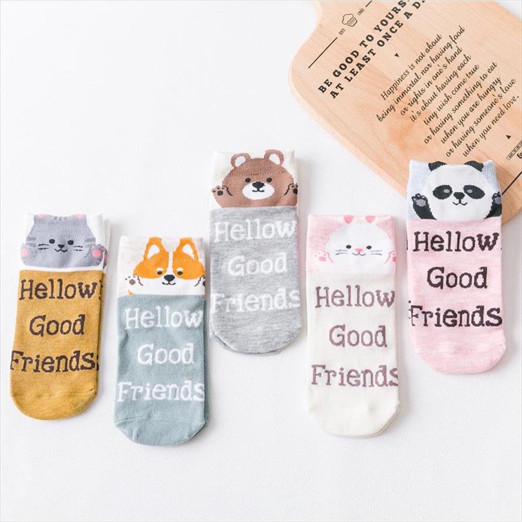 KAOS KAKI REMAJA/DEWASA MOTIF ANIMAL XG33 SOCKS SOCK