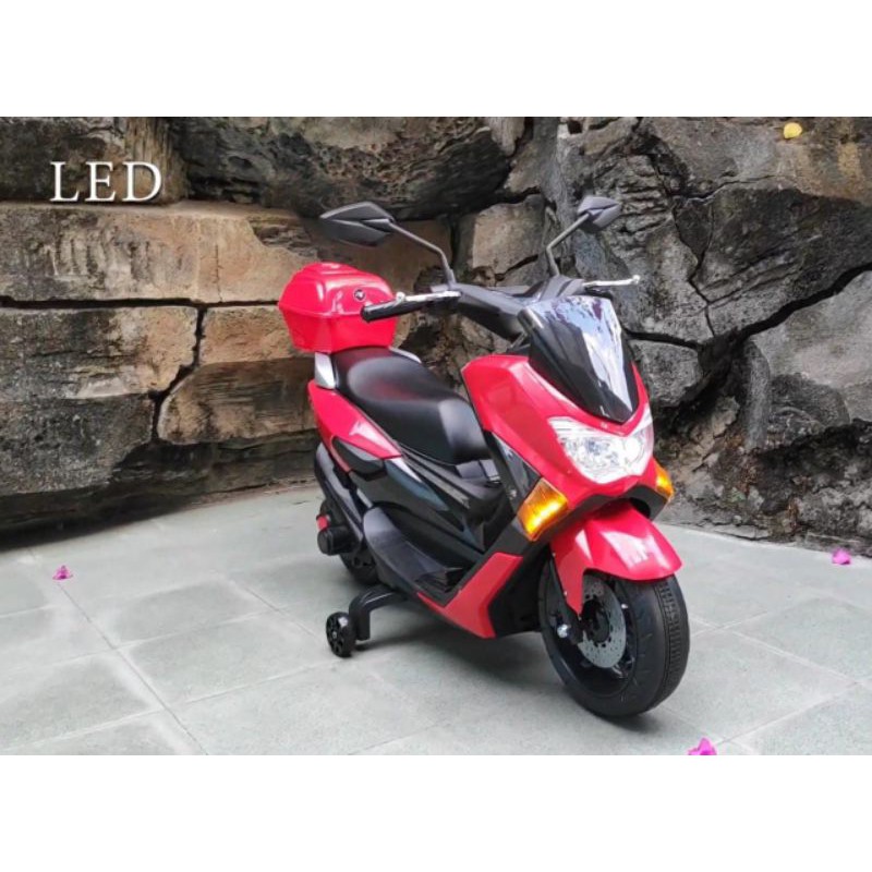 Motor Nmax Anak Warna Merah. Motor Aki Anak PMB