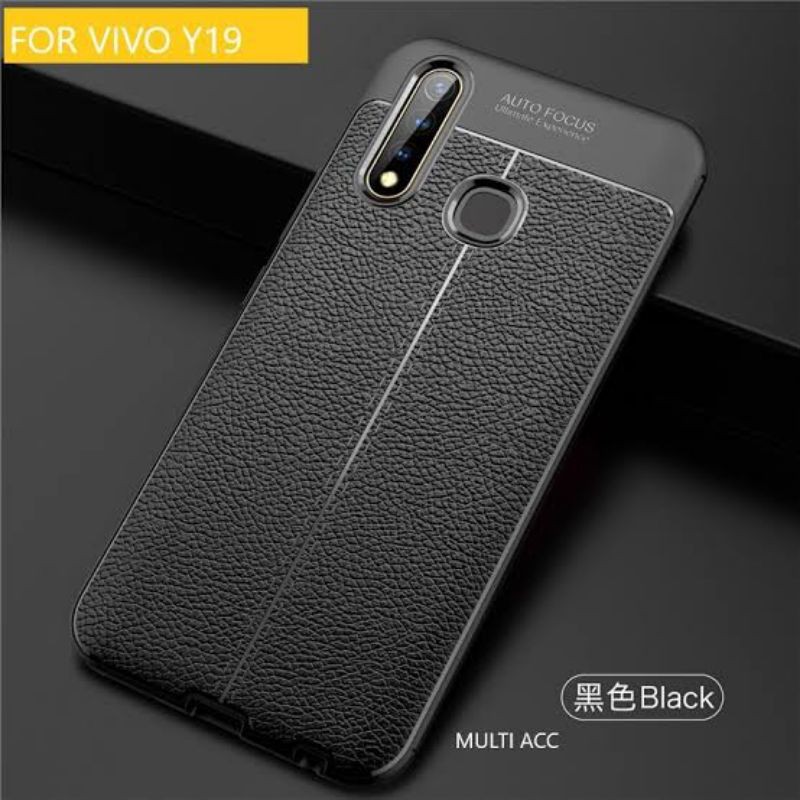 Softcase Vivo Y19 Autofocus Leather Case Ultimatte